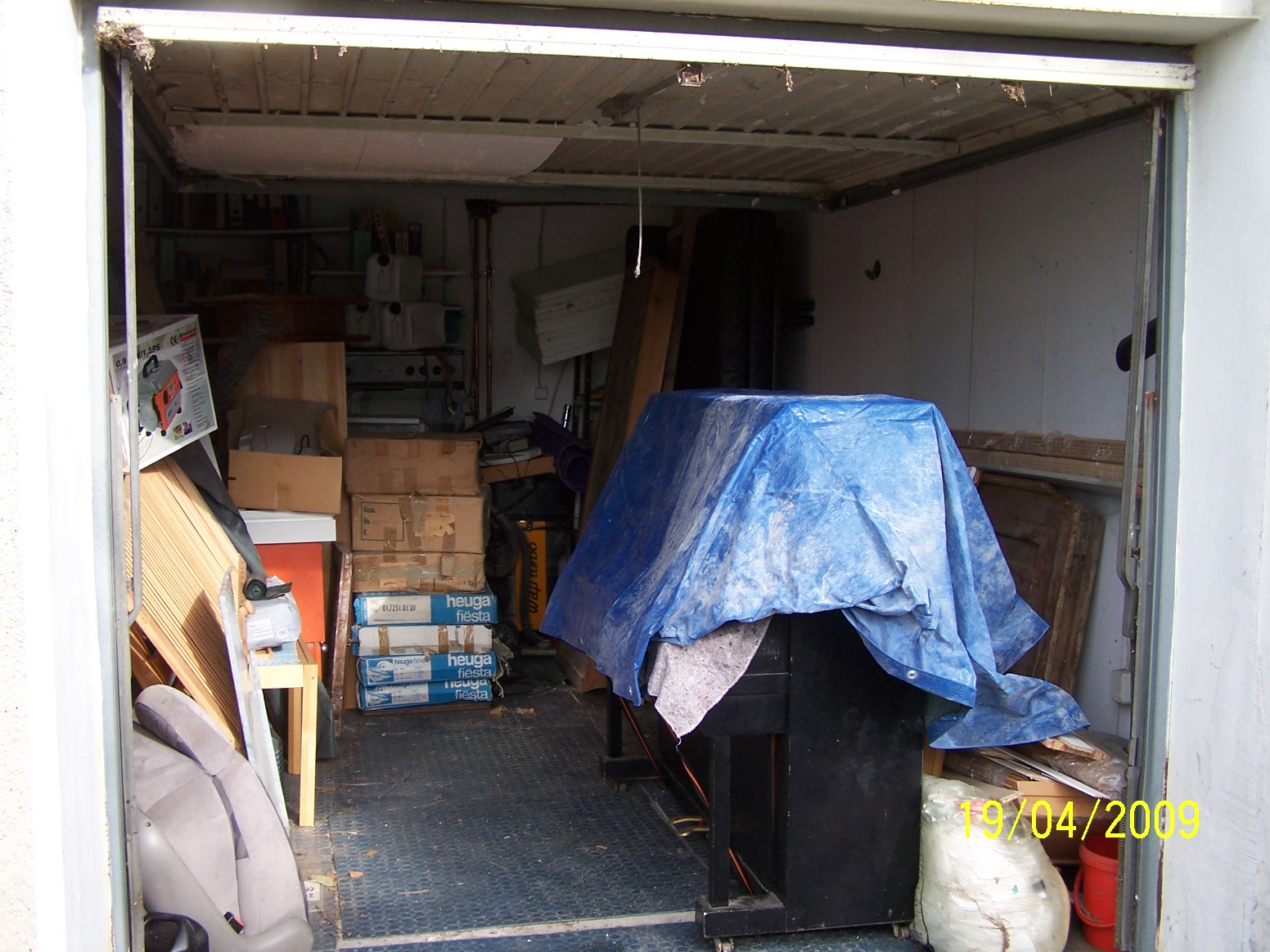 Garage in Hausmitte